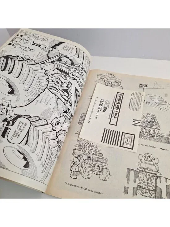 CARtoons Magazine Poster Calendar Monster Truck Oct Dec 89 Aug 91 Vintage Lot - Picture 15 of 16